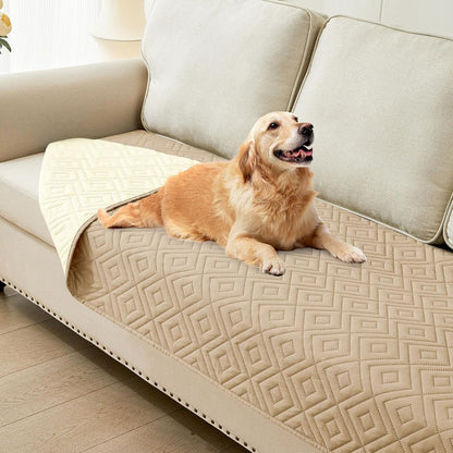 Waterproof Reversible Dog Blanket, Pet Blanket for Sofa Couch | Waterproof Protection, Soft Fabric, Reversible Design, Washable, Sofa Protection from Pet Hair & Messes (30x70 Inch)