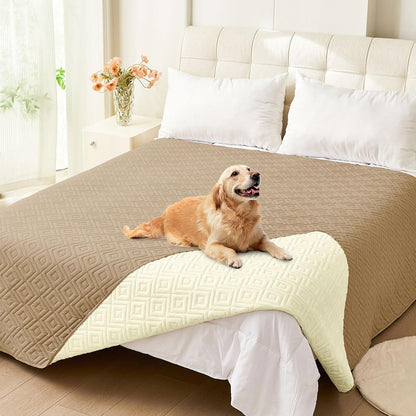Waterproof Reversible Dog Blanket, Pet Blanket for Sofa Couch | Waterproof Protection, Soft Fabric, Reversible Design, Washable, Sofa Protection from Pet Hair & Messes (30x70 Inch)
