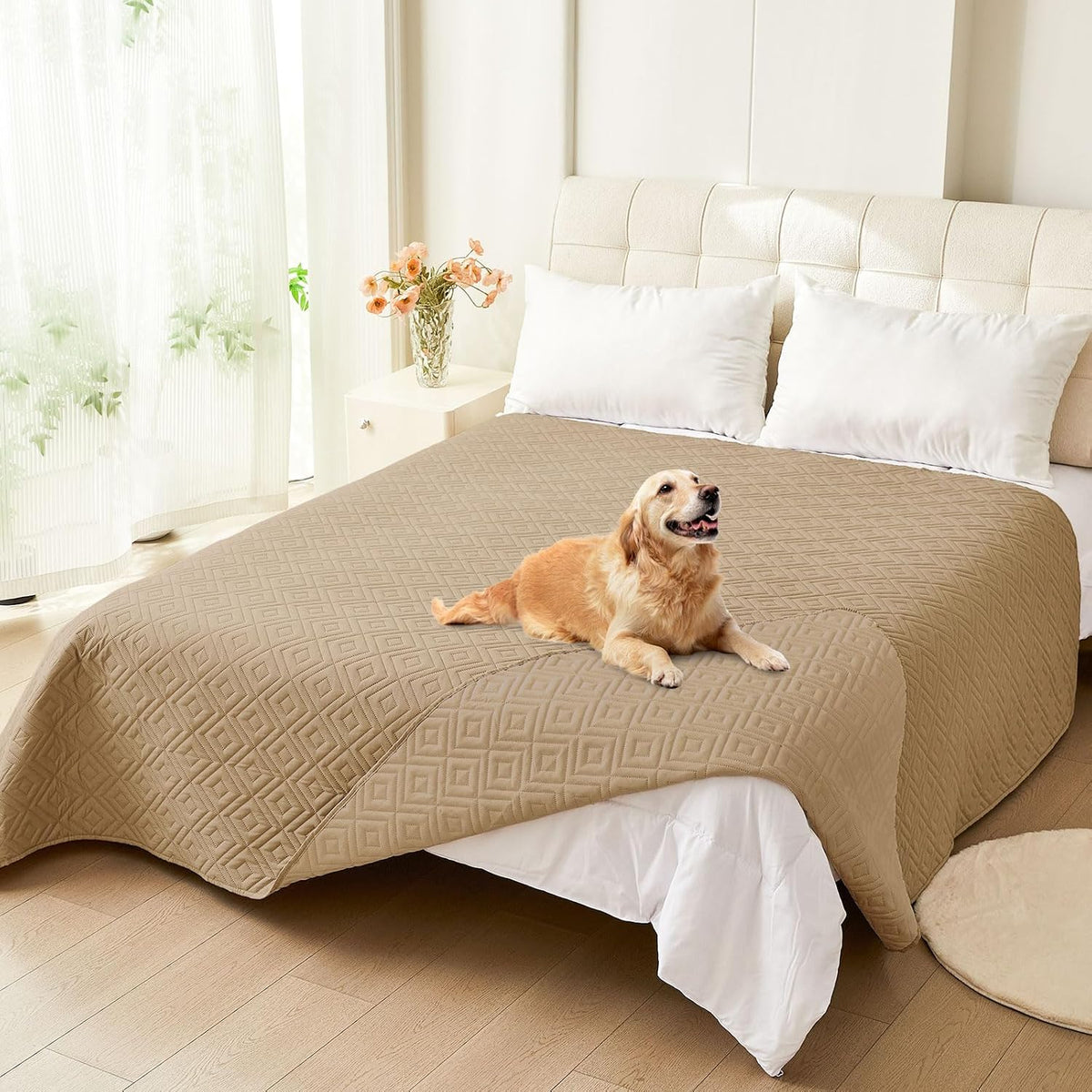 Waterproof Reversible Dog Blanket, Pet Blanket for Sofa Couch | Waterproof Protection, Soft Fabric, Reversible Design, Washable, Sofa Protection from Pet Hair & Messes (30x70 Inch)
