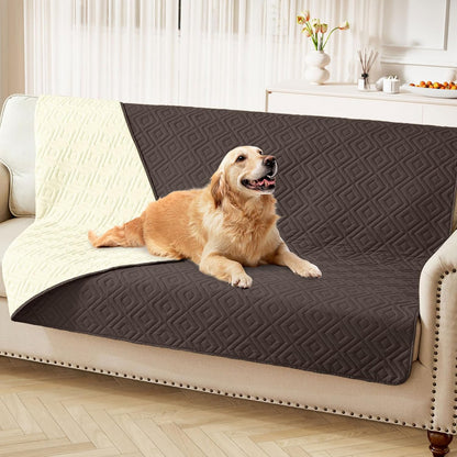 Waterproof Reversible Dog Blanket, Pet Blanket for Sofa Couch | Waterproof Protection, Soft Fabric, Reversible Design, Washable, Sofa Protection from Pet Hair & Messes (30x70 Inch)