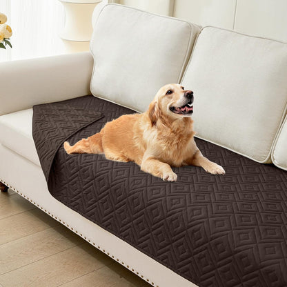 Waterproof Reversible Dog Blanket, Pet Blanket for Sofa Couch | Waterproof Protection, Soft Fabric, Reversible Design, Washable, Sofa Protection from Pet Hair & Messes (30x70 Inch)