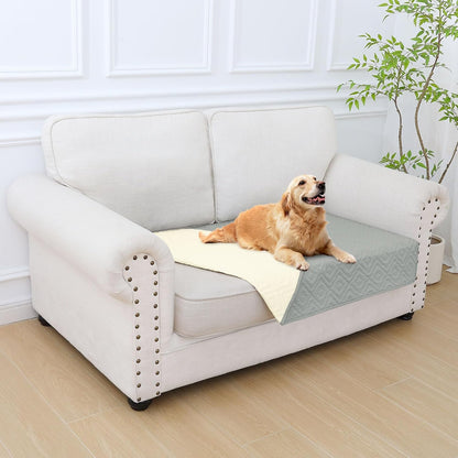 Waterproof Reversible Dog Blanket, Pet Blanket for Sofa Couch | Waterproof Protection, Soft Fabric, Reversible Design, Washable, Sofa Protection from Pet Hair & Messes (30x70 Inch)