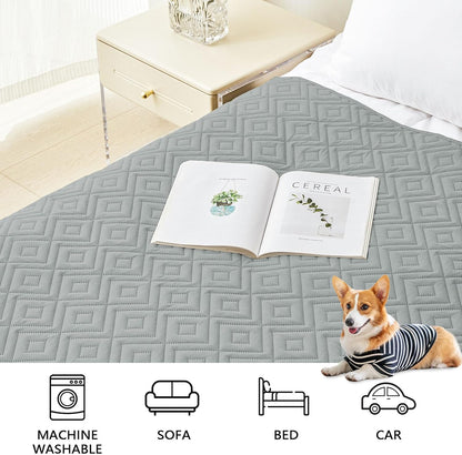 Waterproof Reversible Dog Blanket, Pet Blanket for Sofa Couch | Waterproof Protection, Soft Fabric, Reversible Design, Washable, Sofa Protection from Pet Hair & Messes (30x70 Inch)