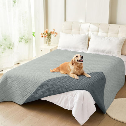 Waterproof Reversible Dog Blanket, Pet Blanket for Sofa Couch | Waterproof Protection, Soft Fabric, Reversible Design, Washable, Sofa Protection from Pet Hair & Messes (30x70 Inch)