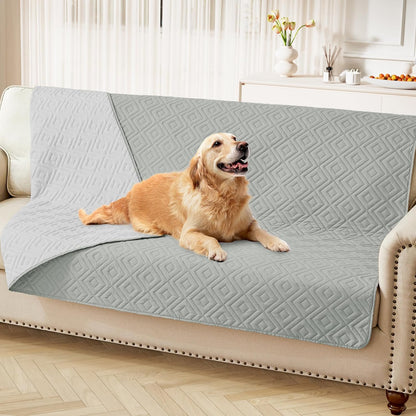 Waterproof Reversible Dog Blanket, Pet Blanket for Sofa Couch | Waterproof Protection, Soft Fabric, Reversible Design, Washable, Sofa Protection from Pet Hair & Messes (30x70 Inch)
