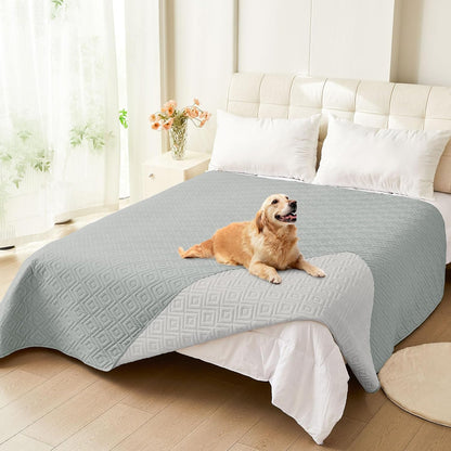 Waterproof Reversible Dog Blanket, Pet Blanket for Sofa Couch | Waterproof Protection, Soft Fabric, Reversible Design, Washable, Sofa Protection from Pet Hair & Messes (30x70 Inch)