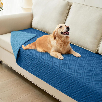Waterproof Reversible Dog Blanket, Pet Blanket for Sofa Couch | Waterproof Protection, Soft Fabric, Reversible Design, Washable, Sofa Protection from Pet Hair & Messes (30x70 Inch)