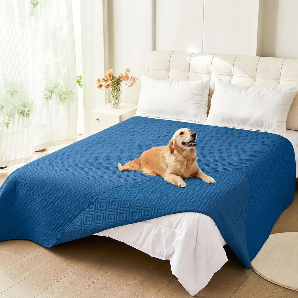 Waterproof Reversible Dog Blanket, Pet Blanket for Sofa Couch | Waterproof Protection, Soft Fabric, Reversible Design, Washable, Sofa Protection from Pet Hair & Messes (30x70 Inch)