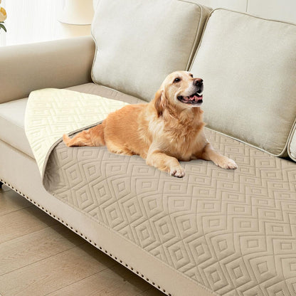 Waterproof Reversible Dog Blanket, Pet Blanket for Sofa Couch | Waterproof Protection, Soft Fabric, Reversible Design, Washable, Sofa Protection from Pet Hair & Messes (30x70 Inch)