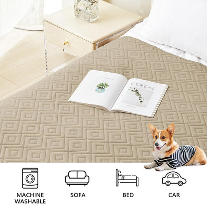 Waterproof Reversible Dog Blanket, Pet Blanket for Sofa Couch | Waterproof Protection, Soft Fabric, Reversible Design, Washable, Sofa Protection from Pet Hair & Messes (30x70 Inch)