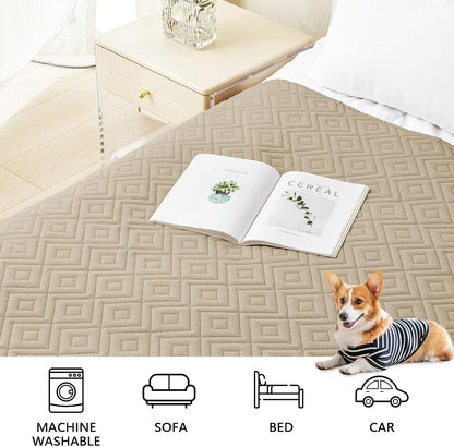 Waterproof Reversible Dog Blanket, Pet Blanket for Sofa Couch | Waterproof Protection, Soft Fabric, Reversible Design, Washable, Sofa Protection from Pet Hair & Messes (30x70 Inch)