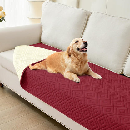 Waterproof Reversible Dog Blanket, Pet Blanket for Sofa Couch | Waterproof Protection, Soft Fabric, Reversible Design, Washable, Sofa Protection from Pet Hair & Messes (30x70 Inch)