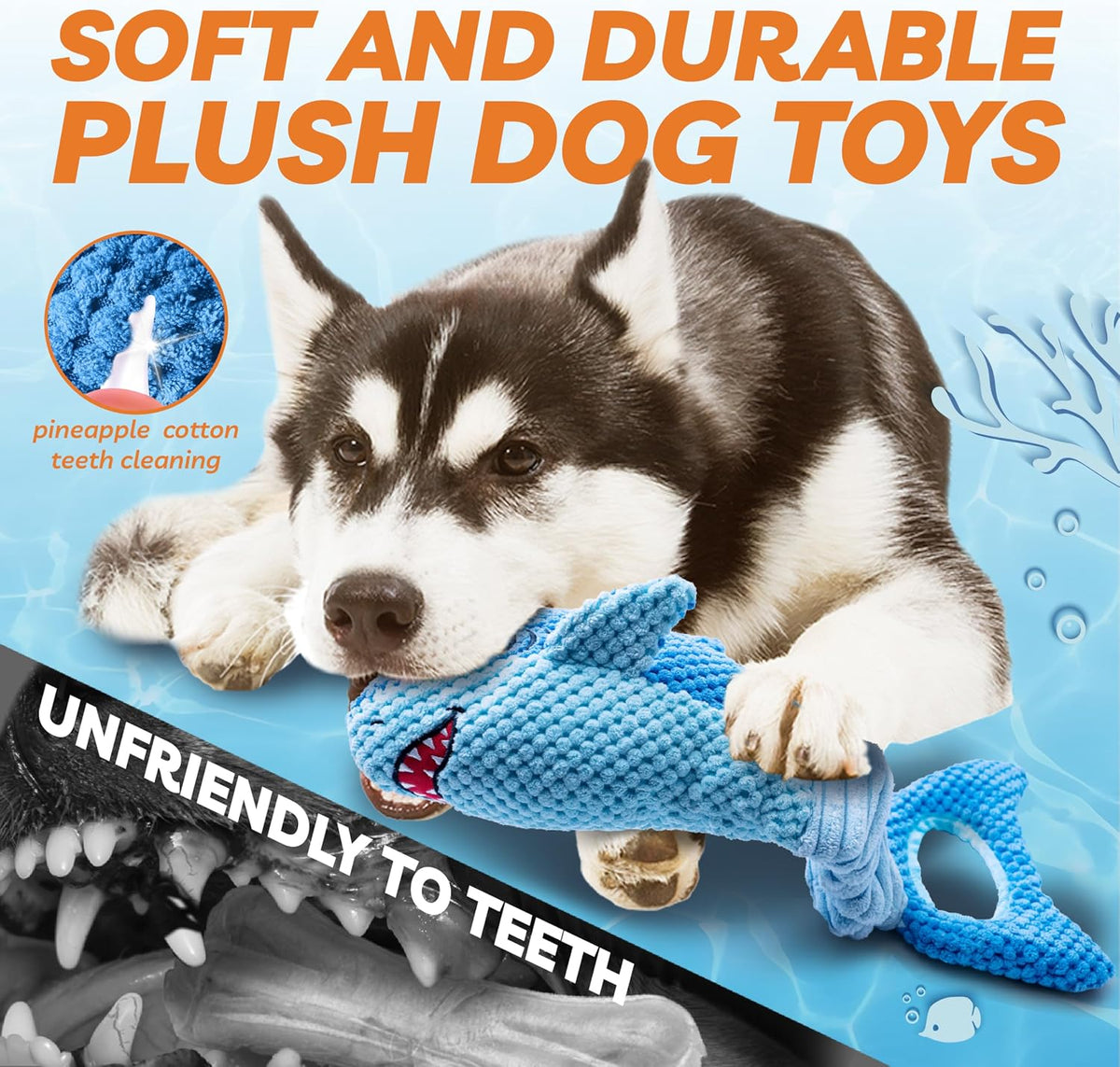 Upgraded Goose Indestructible Dog Toys for Aggressive Chewers