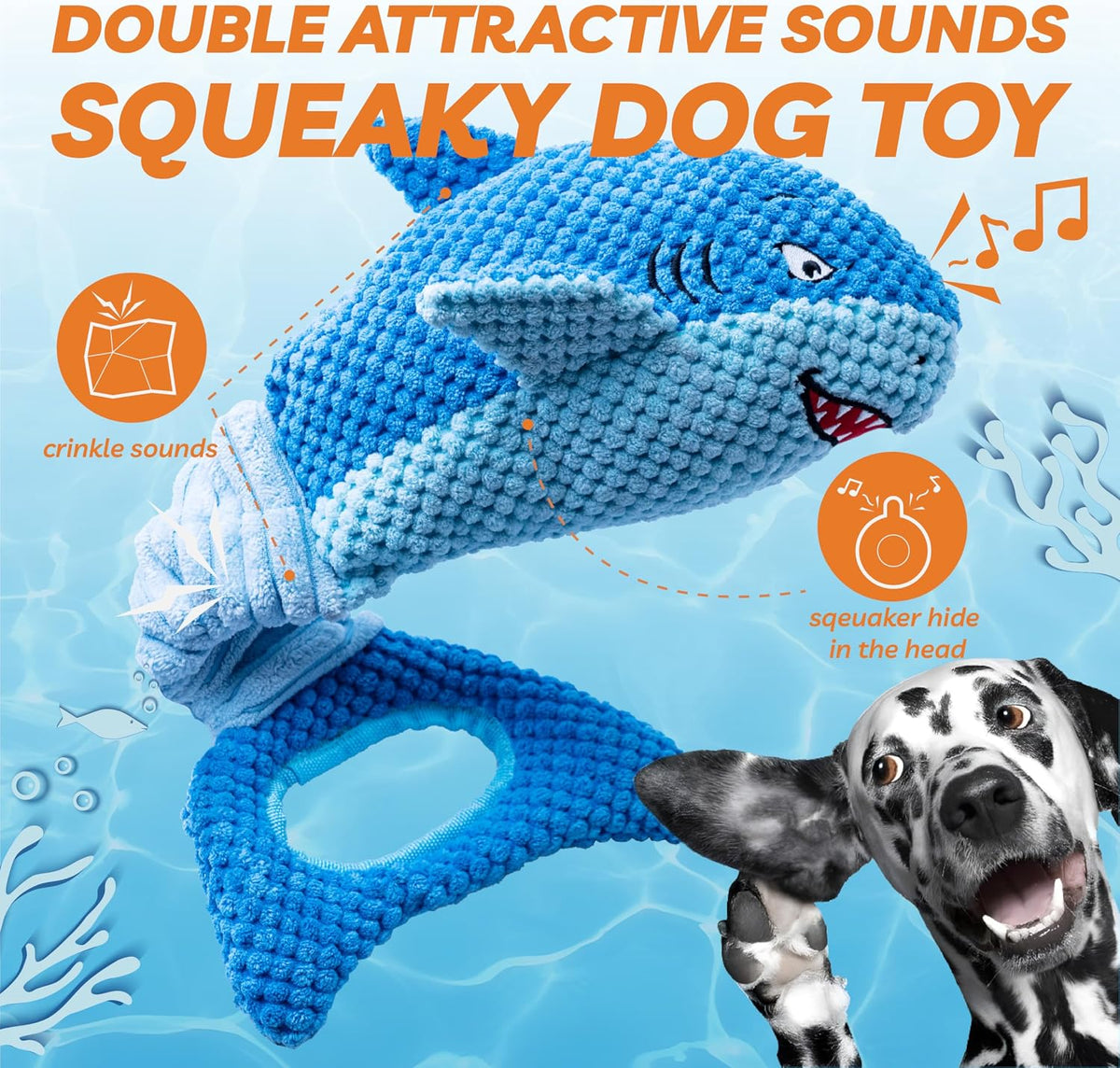 Upgraded Goose Indestructible Dog Toys for Aggressive Chewers