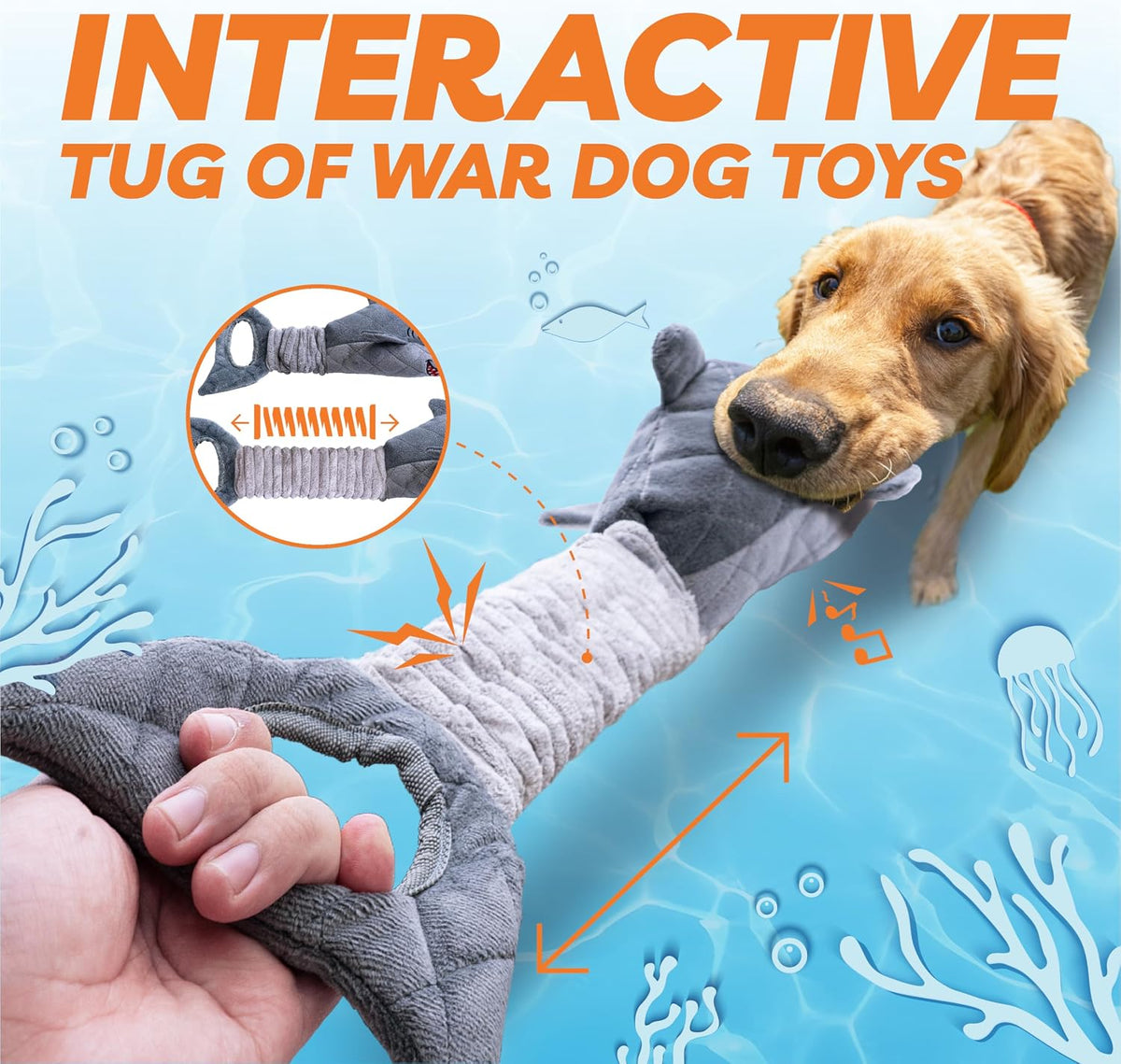 Upgraded Goose Indestructible Dog Toys for Aggressive Chewers