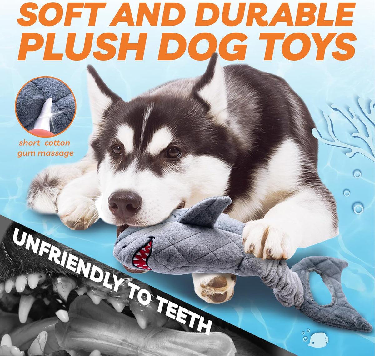 Upgraded Goose Indestructible Dog Toys for Aggressive Chewers