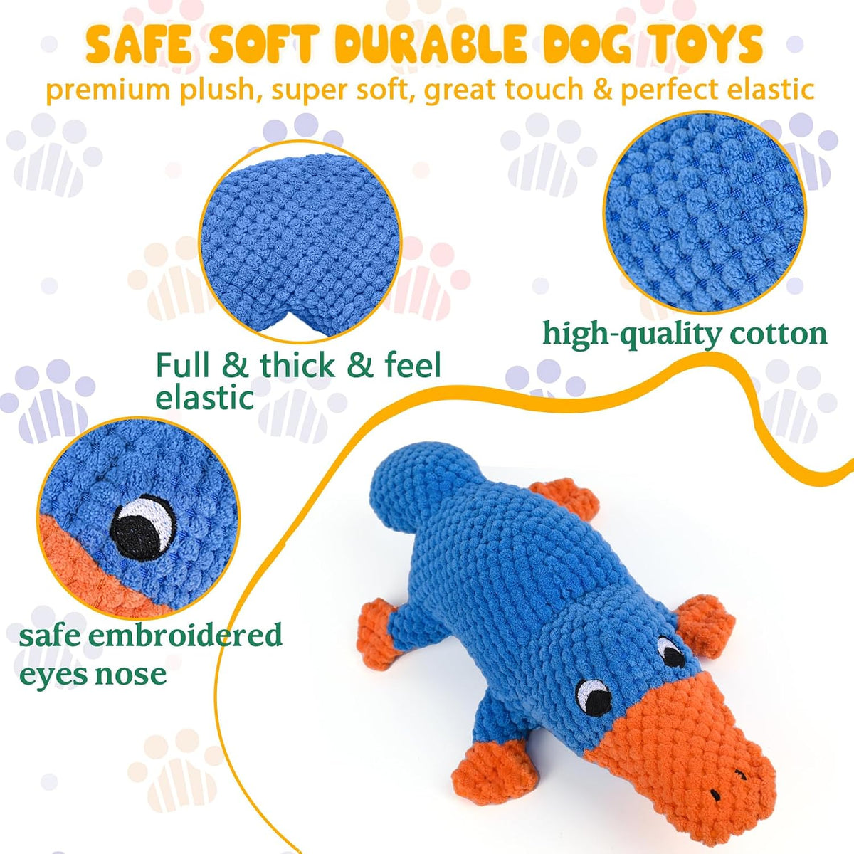 Upgraded Goose Indestructible Dog Toys for Aggressive Chewers