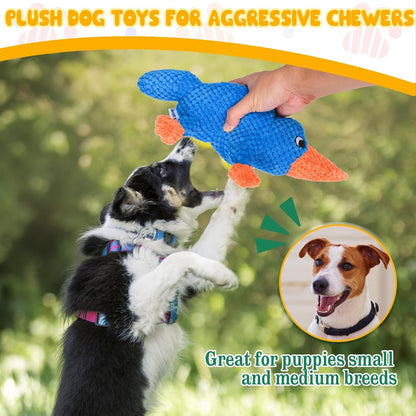 Upgraded Goose Indestructible Dog Toys for Aggressive Chewers