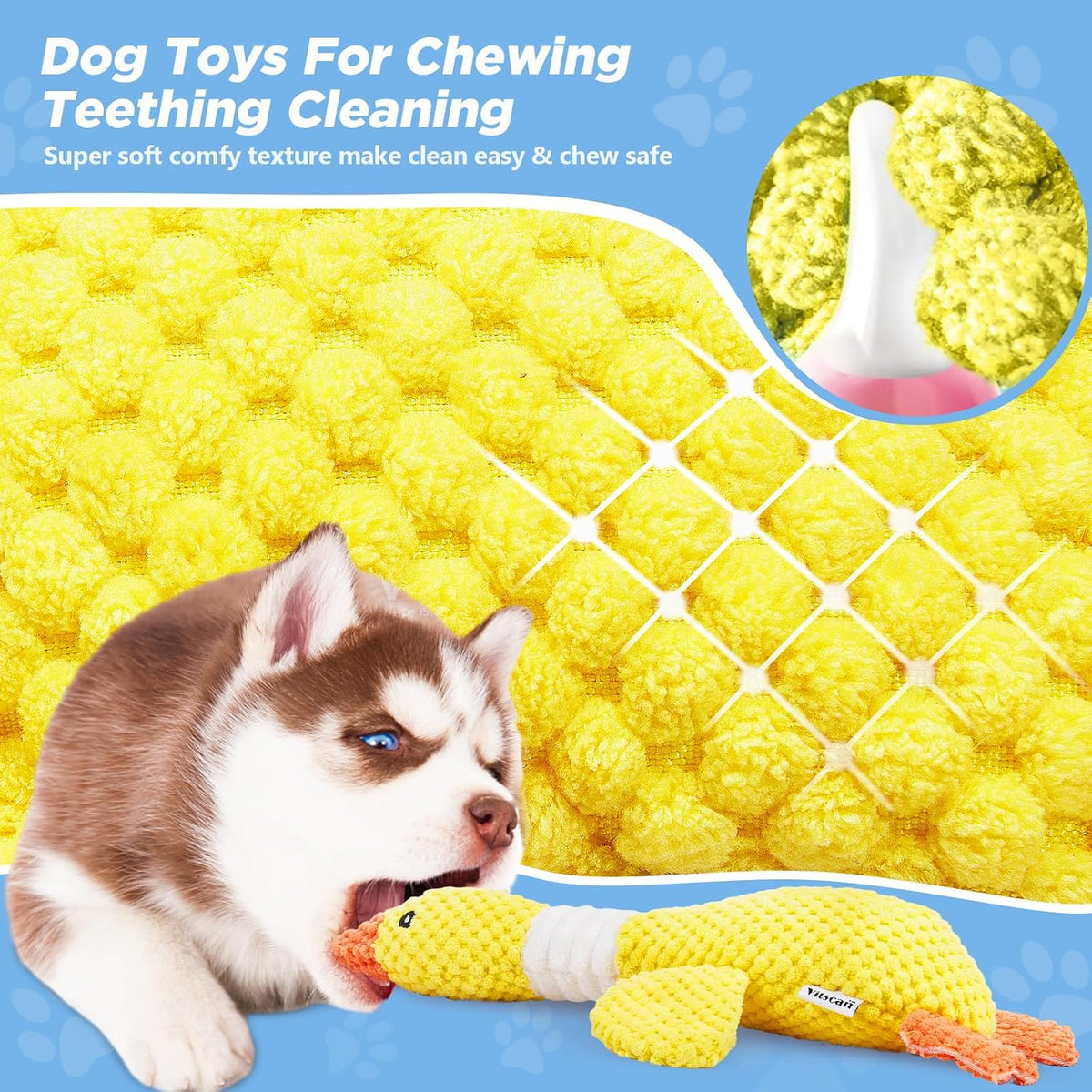 Upgraded Goose Indestructible Dog Toys for Aggressive Chewers