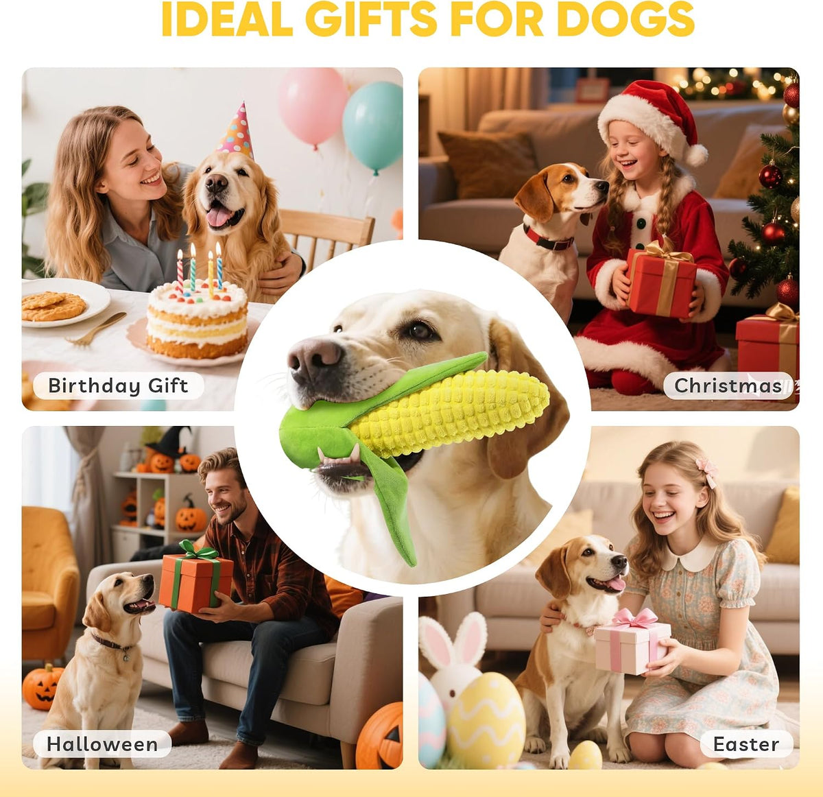 Upgraded Goose Indestructible Dog Toys for Aggressive Chewers