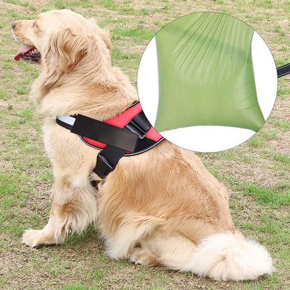2 Pack Dog Poop Bag Dispenser with Built-in LED Flashlight, Pet Waste Bag Holder for Leash with Carabiner Clip for Lead Leash, 2 Rolls Leak-proof Doggy Waste Bags for Dog Walking, Blue
