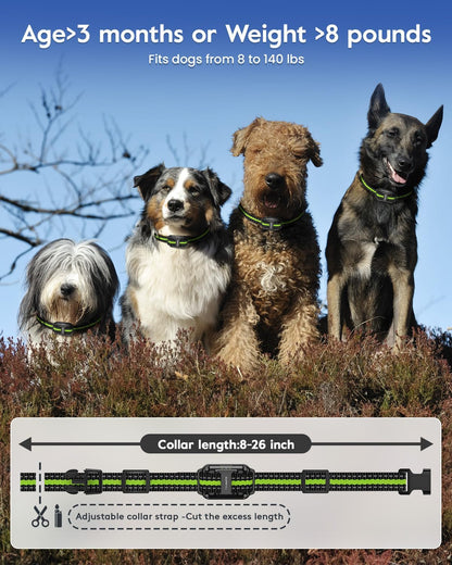 4200FT Remote Shock Collar for Dogs 8-140lbs