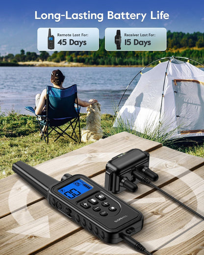 4200FT Remote Shock Collar for Dogs 8-140lbs