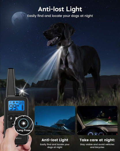 4200FT Remote Shock Collar for Dogs 8-140lbs
