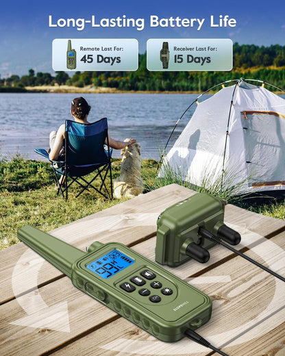 4200FT Remote Shock Collar for Dogs 8-140lbs