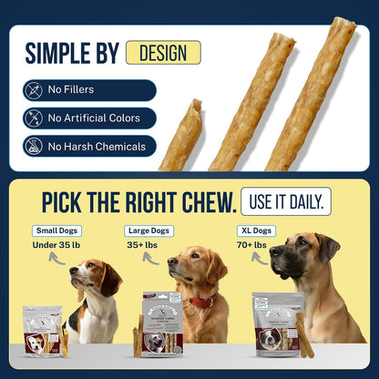 ® Soft Rawhide Dental Chews, Small Dogs, VOHC Accepted