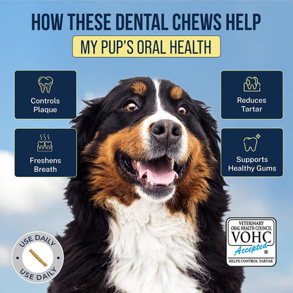 ® Soft Rawhide Dental Chews, Small Dogs, VOHC Accepted