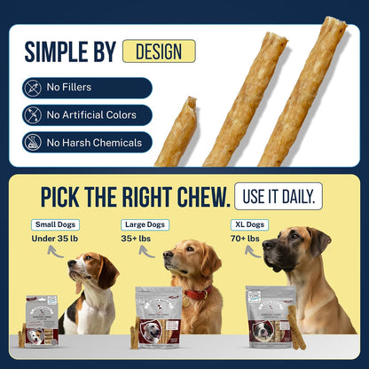 ® Soft Rawhide Dental Chews, Small Dogs, VOHC Accepted