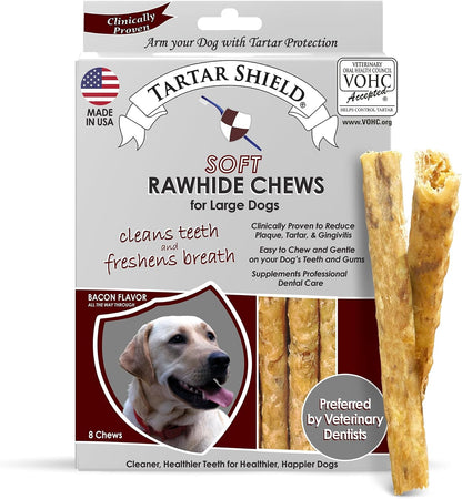 ® Soft Rawhide Dental Chews, Small Dogs, VOHC Accepted