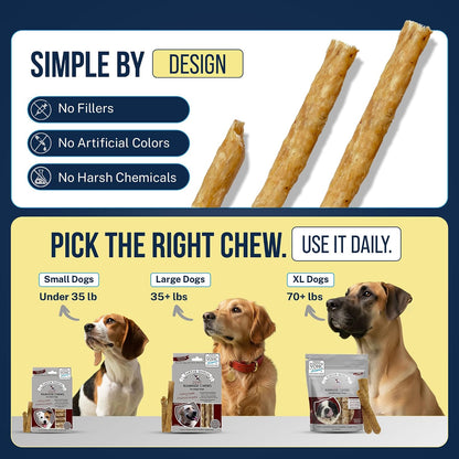 ® Soft Rawhide Dental Chews, Small Dogs, VOHC Accepted