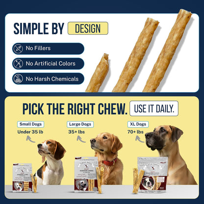 ® Soft Rawhide Dental Chews, Small Dogs, VOHC Accepted