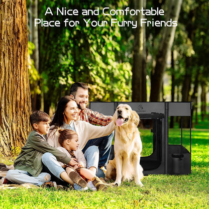 Dog Playpen,Foldable Pet Puppy Cat Playpen,M(31"x23"x21")