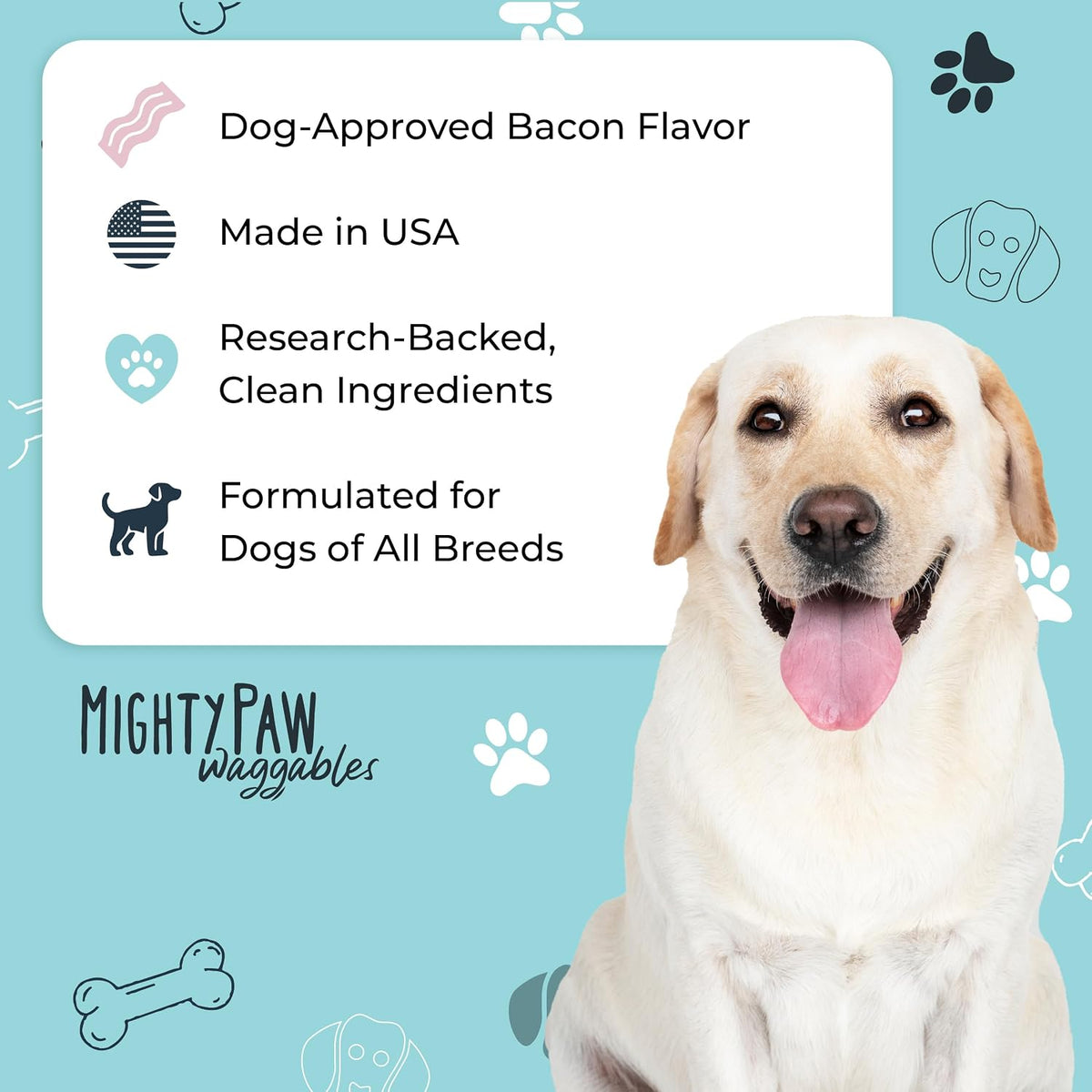 Dog Allergy Chews, Itch Relief & Immune Support, 120ct