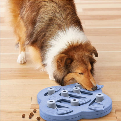 Nina Ottosson Dog Hide N' Slide Dog Toy Treat Puzzle, 11.6"
