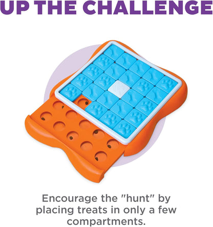 Nina Ottosson Dog Hide N' Slide Dog Toy Treat Puzzle, 11.6"