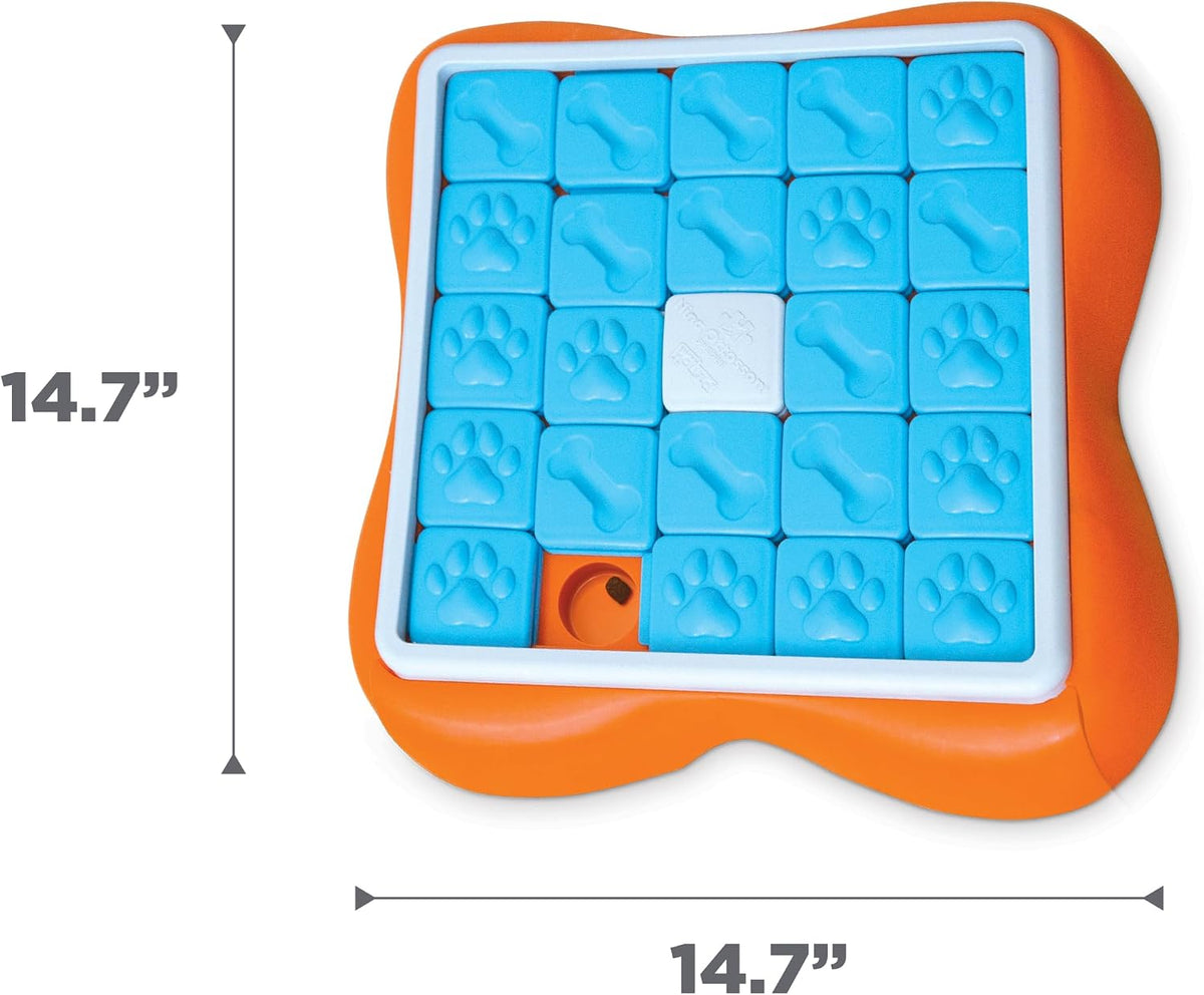 Nina Ottosson Dog Hide N' Slide Dog Toy Treat Puzzle, 11.6"