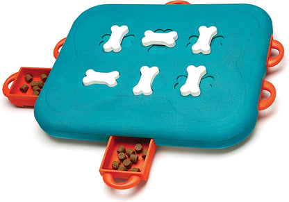 Nina Ottosson Dog Hide N' Slide Dog Toy Treat Puzzle, 11.6"