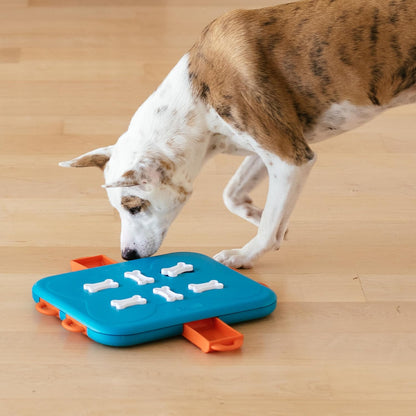 Nina Ottosson Dog Hide N' Slide Dog Toy Treat Puzzle, 11.6"