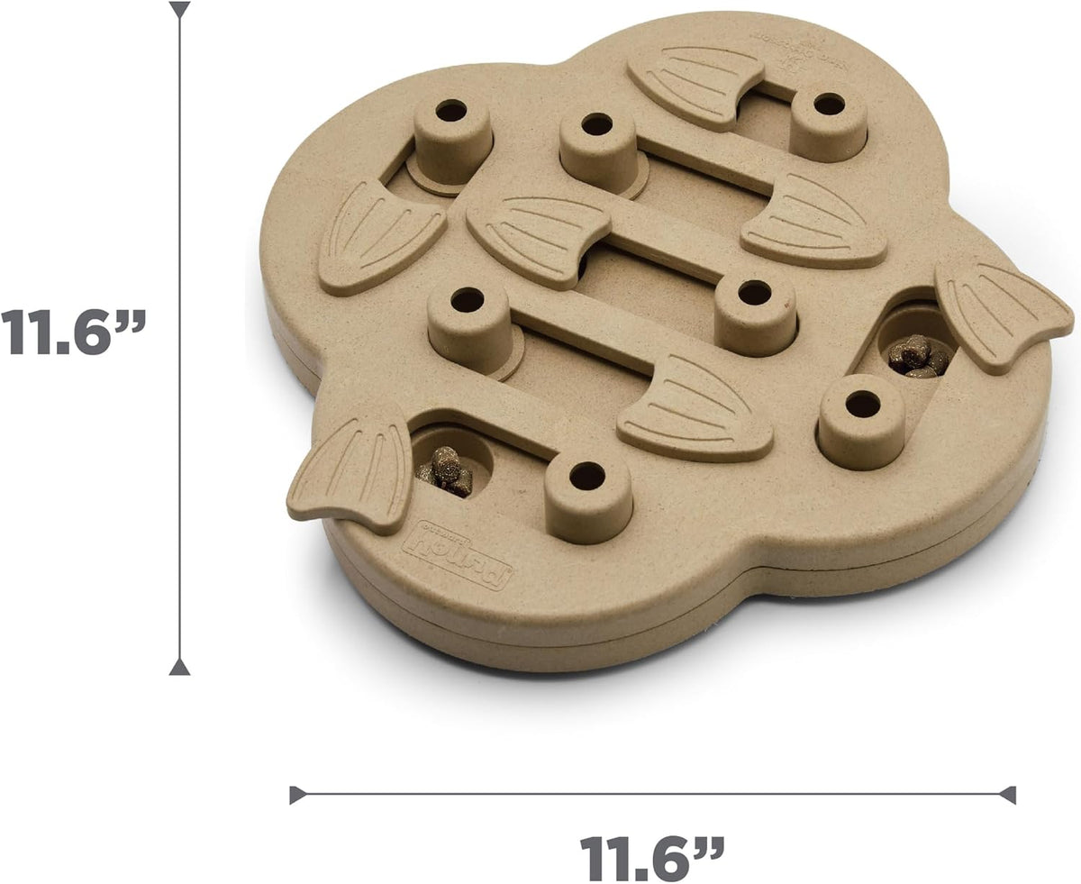 Nina Ottosson Dog Hide N' Slide Dog Toy Treat Puzzle, 11.6"