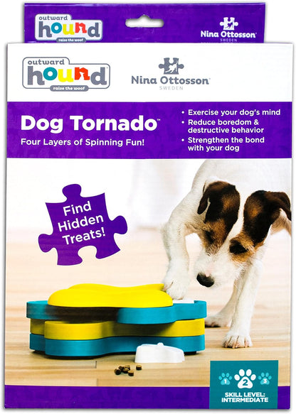 Nina Ottosson Dog Hide N' Slide Dog Toy Treat Puzzle, 11.6"