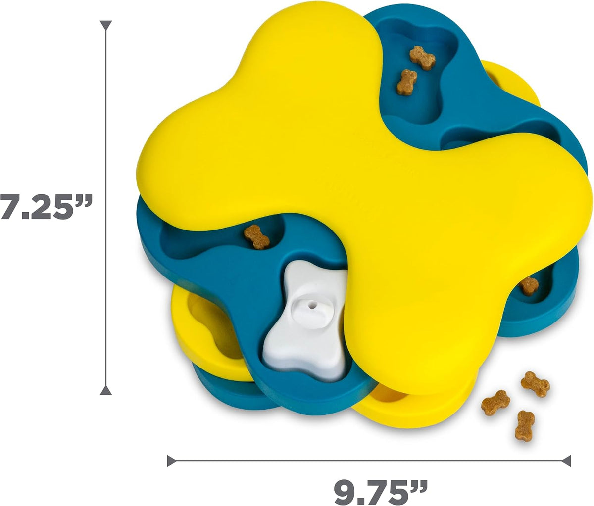 Nina Ottosson Dog Hide N' Slide Dog Toy Treat Puzzle, 11.6"