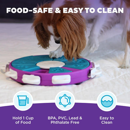 Nina Ottosson Dog Hide N' Slide Dog Toy Treat Puzzle, 11.6"