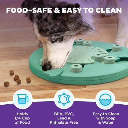 Nina Ottosson Dog Hide N' Slide Dog Toy Treat Puzzle, 11.6"