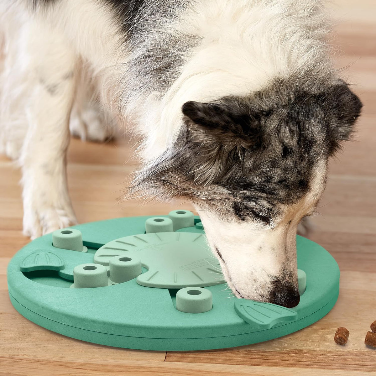 Nina Ottosson Dog Hide N' Slide Dog Toy Treat Puzzle, 11.6"