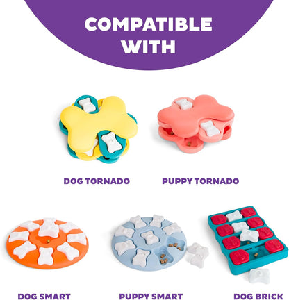 Nina Ottosson Dog Hide N' Slide Dog Toy Treat Puzzle, 11.6"