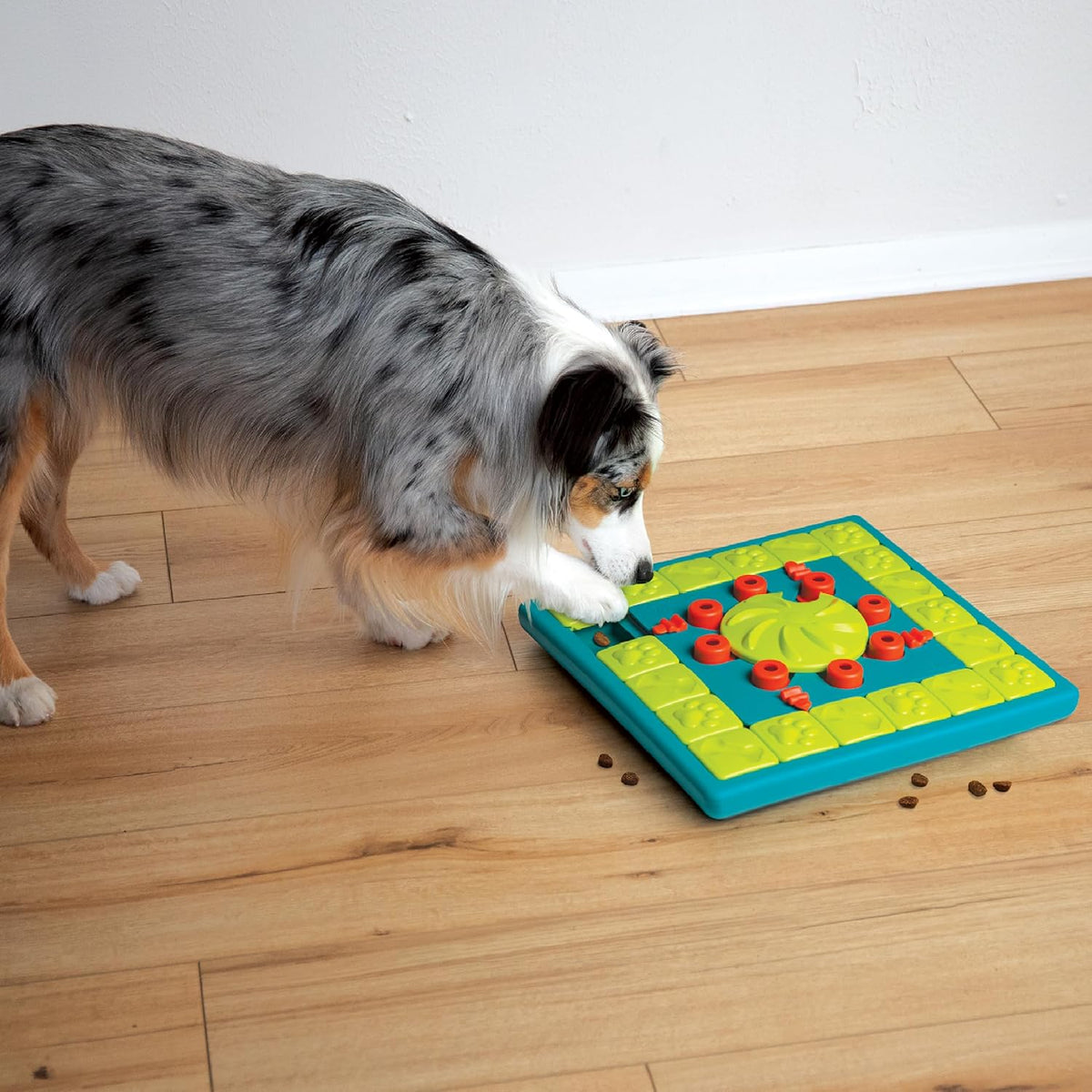 Nina Ottosson Dog Hide N' Slide Dog Toy Treat Puzzle, 11.6"